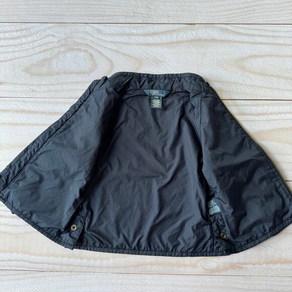 Polo Ralph Lauren Toddler 24M Navy Blue Quilted Bomber Barn Zipper Jacket Coat - Picture 3 of 8